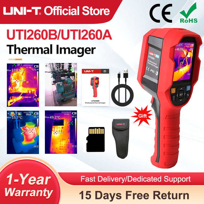 Thermal Imaging Camera Pcb Repair - กล้องถ่ายภาพความร้อน UNI-T UTI260B UTI260A ความละเอียด 256x192
