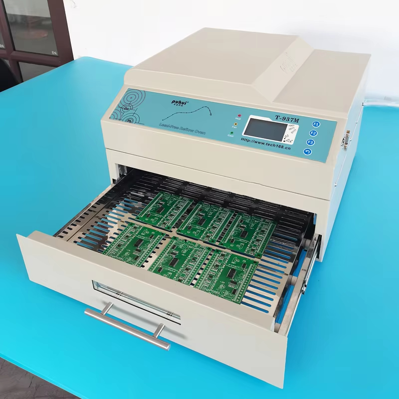 Infrared Bga Rework Station - เตาอบบัดกรีแบบรีโฟลว์สำหรับเดสก์ท็อป รุ่น T-937M เครื่องทำความร้อนอินฟราเรดสำหรับ IC ใช้ในสถานีซ่อมแซม