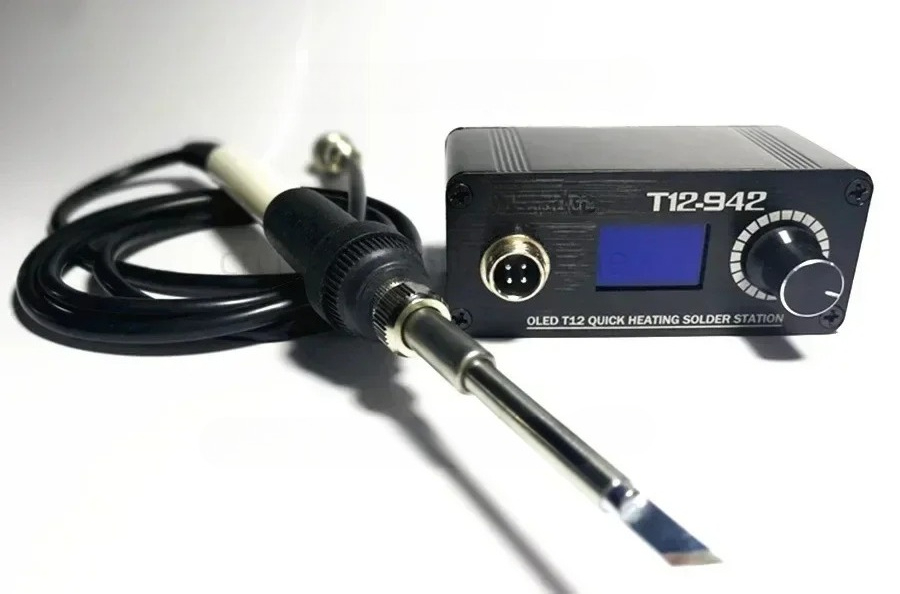 T12 Soldering Station Oled - MINI T12 STC OLED สถานีบัดกรีดิจิตอล 942