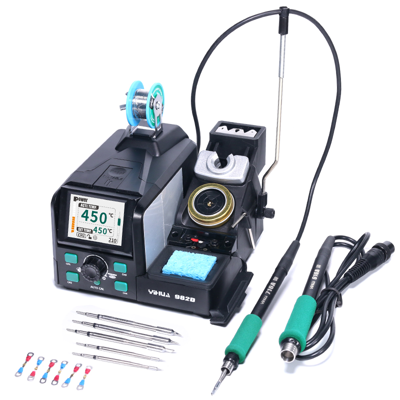 C210 Precision Soldering Station - หัวแร้งบัดกรีความแม่นยำสูง รุ่น 982D พร้อมระบบทำความร้อนเร็ว สถานีบัดกรี C210