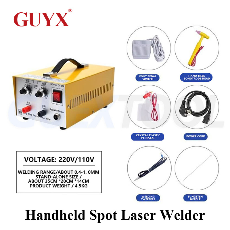 Laser Soldering Machine Handheld - เครื่องเชื่อมจุดเลเซอร์มือถือ, เครื่องเชื่อมจุดแฟลชพัลส์, เครื่องเชื่อมพัลส์, เครื่องประดับคอยล์สร้อยข้อมืออินเตอร์เฟซเครื่องมือบัดกรีสำหรับเครื่องประดับ / งานฝีมือ