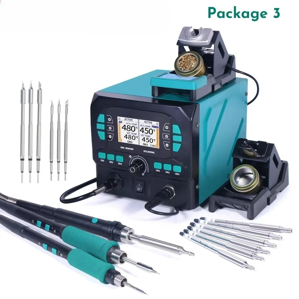 C210 Precision Soldering Station - เครื่องมือ 992D-II 2 in 1 แบบนาโน