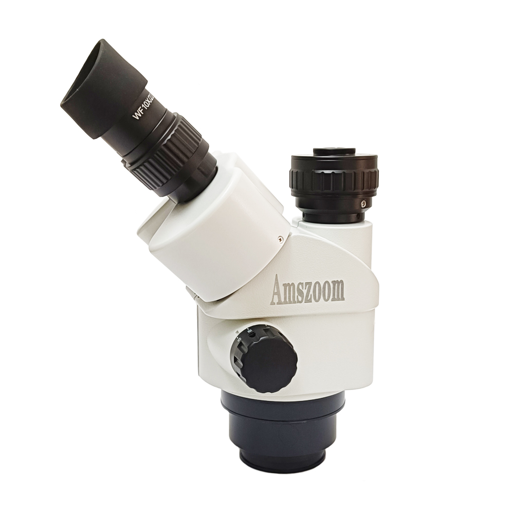 หัวกล้องจุลทรรศน์แบบสามตา 7X-4 - Trinocular Stereo Microscope 7X-45X บทวิจารณ์และราคา