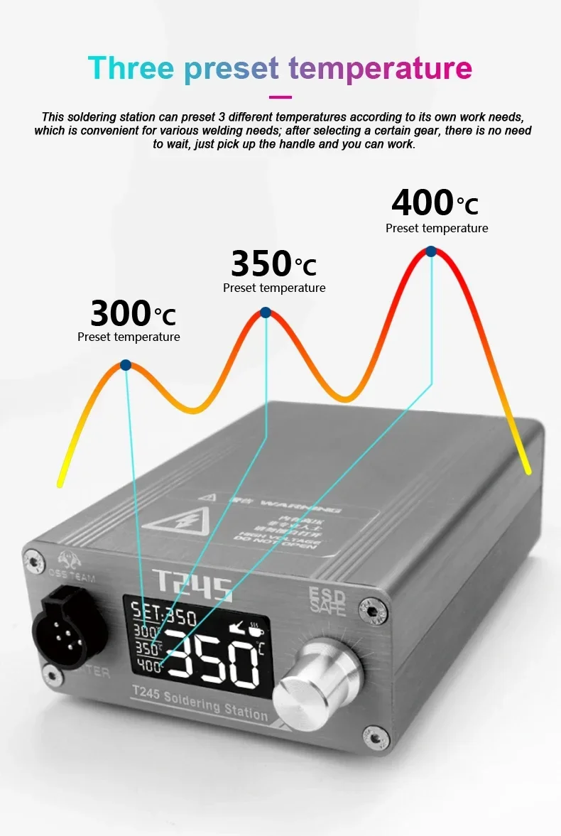 OSS T245 สถานีบัดกรี 130W 3S เ - C245 Soldering Station 130W บทวิจารณ์และราคา