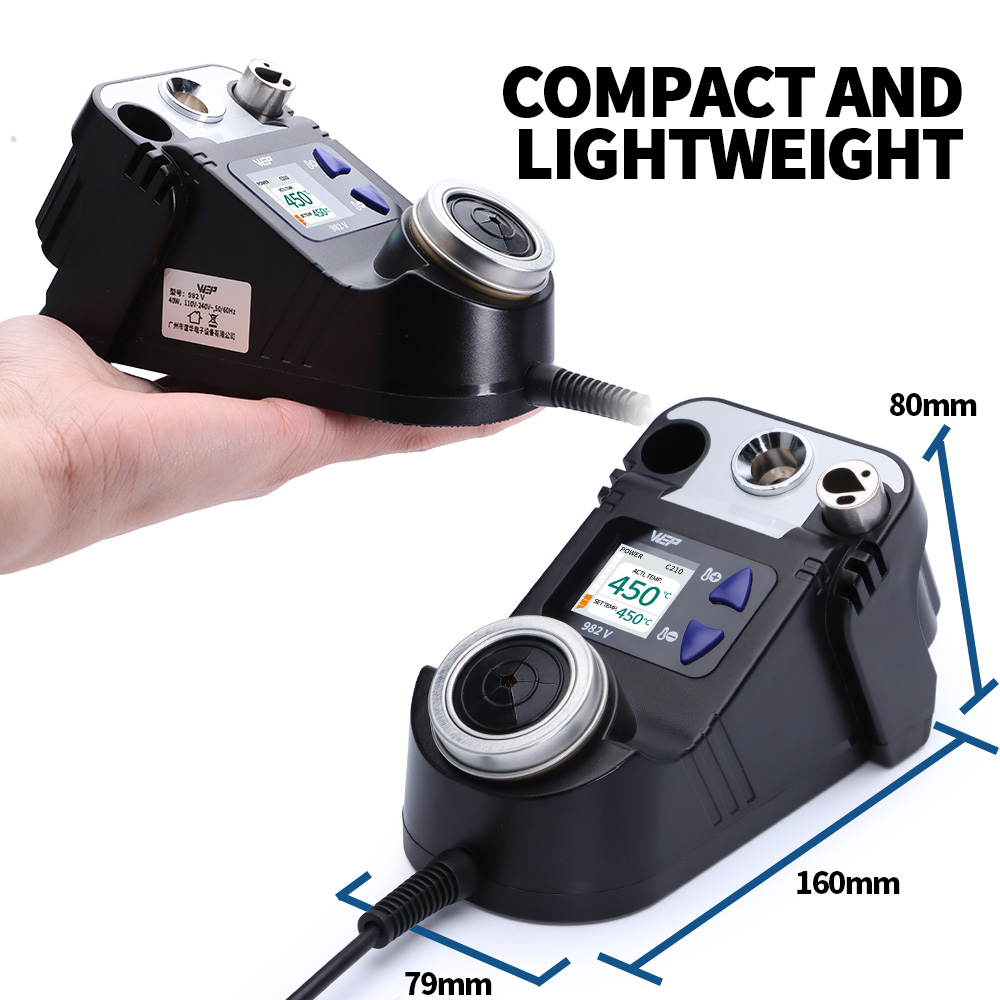 ชุดหัวแร้งบัดกรี WEP Precision - C210 Precision Soldering Station บทวิจารณ์และราคา