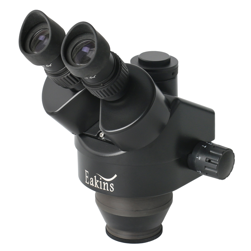 3.5X 7X 45X 90X Simul-Focus กล - Trinocular Stereo Microscope 7X-45X บทวิจารณ์และราคา