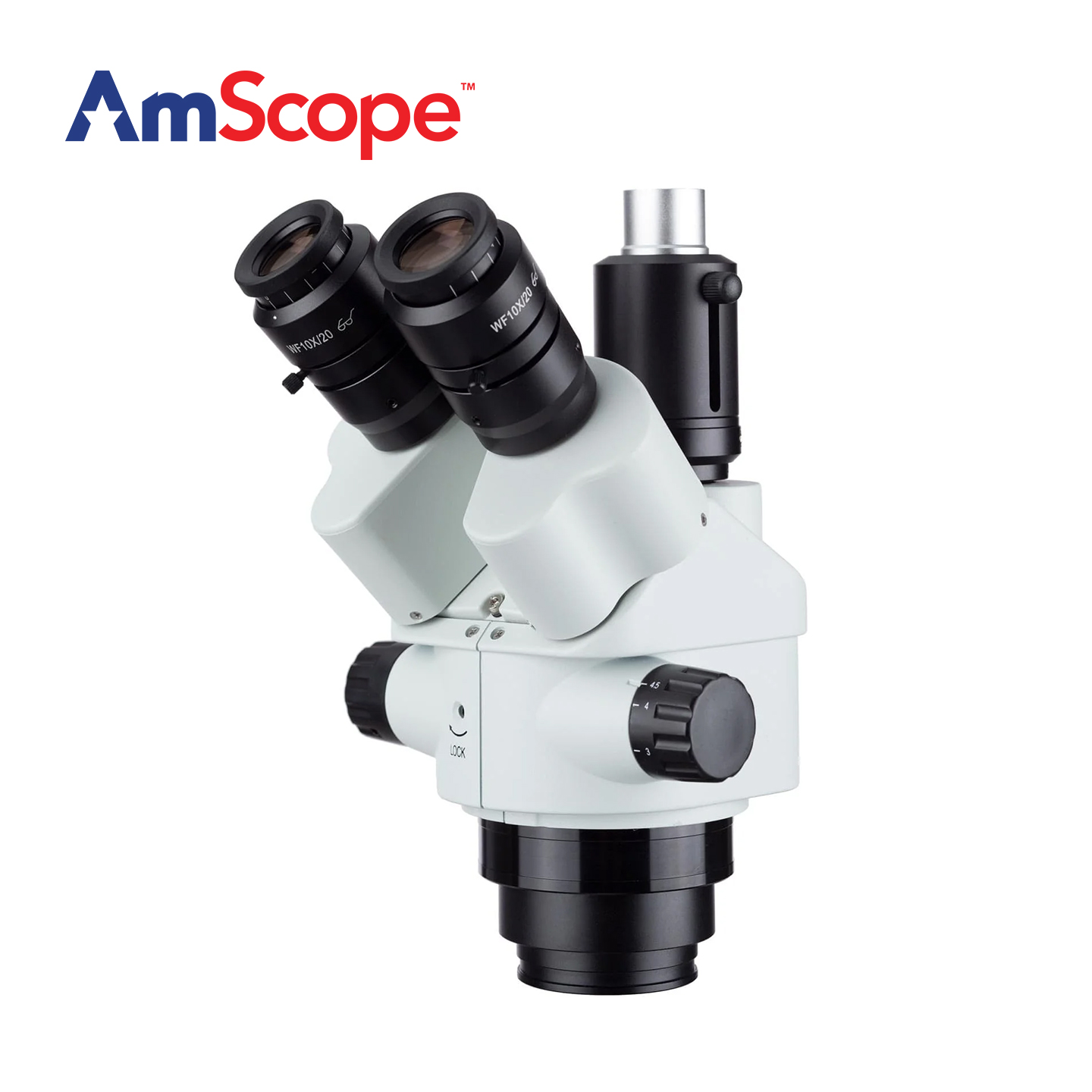 กล้องจุลทรรศน์สเตอริโอซูมแบบสา - Trinocular Stereo Microscope 7X-45X บทวิจารณ์และราคา