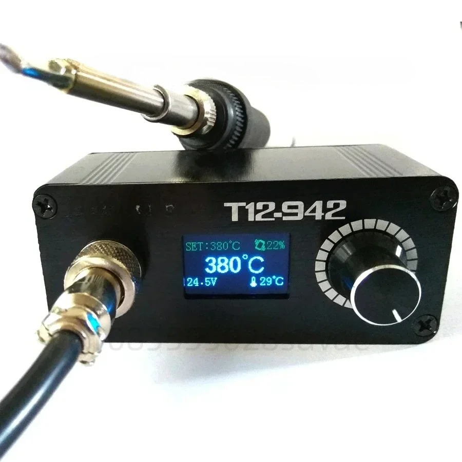MINI T12 STC OLED สถานีบัดกรีด - T12 Soldering Station Oled บทวิจารณ์และราคา