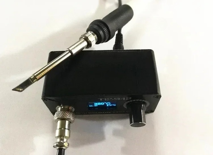 MINI T12 STC OLED สถานีบัดกรีด - T12 Soldering Station Oled บทวิจารณ์และราคา