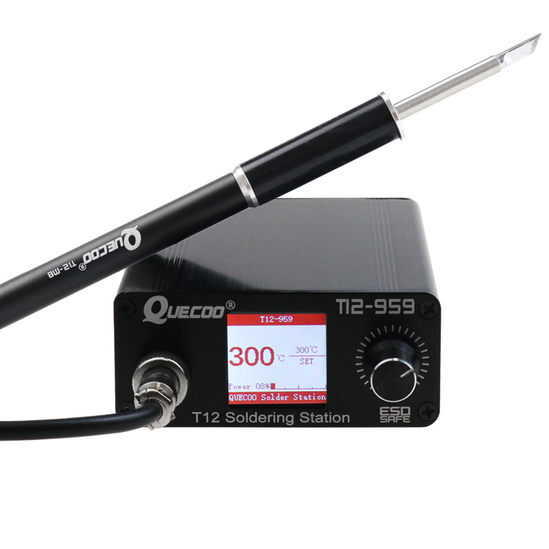 สถานีบัดกรี T12-959 V5.1 พร้อม - T12 Soldering Station Oled บทวิจารณ์และราคา