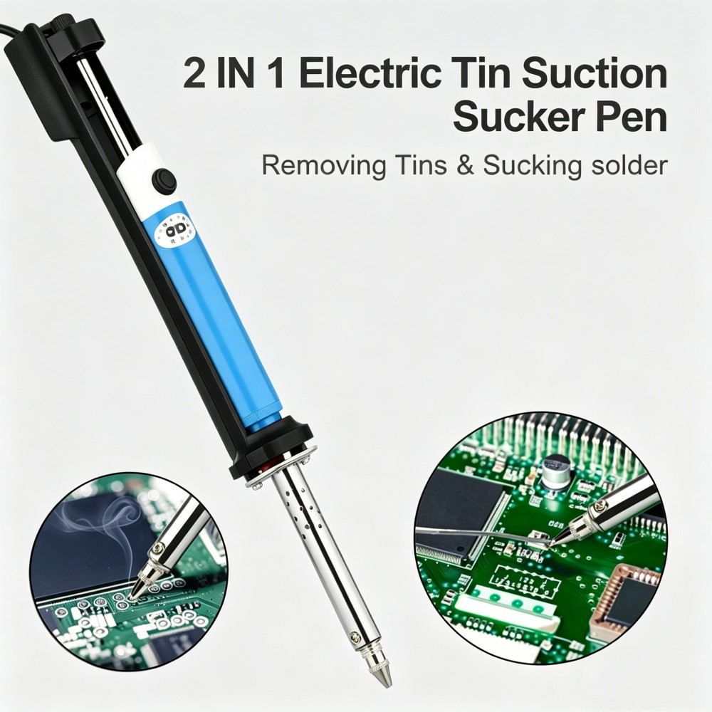 เครื่องบัดกรีไฟฟ้า AC 220V กำล - Desoldering Pump Electric Vacuum Station บทวิจารณ์และราคา