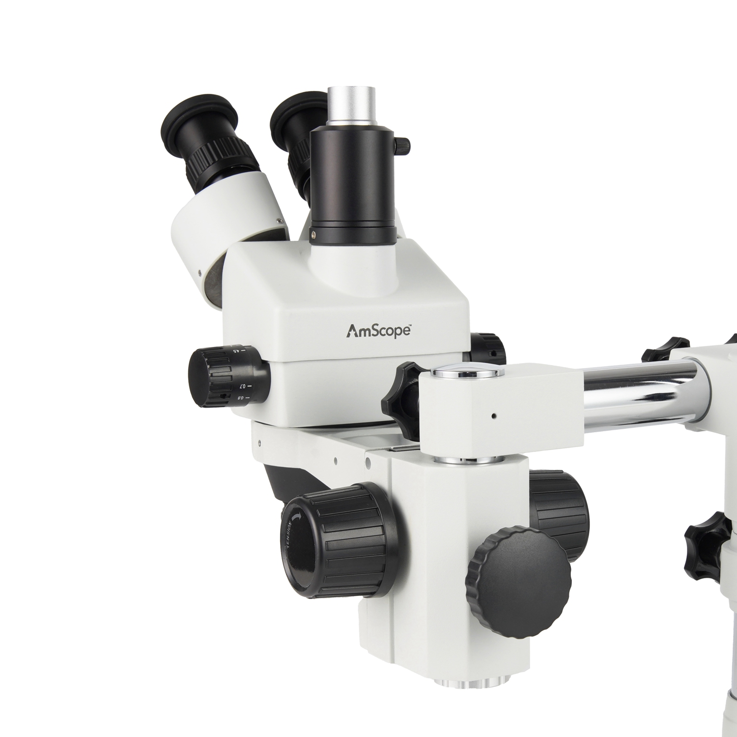 กล้องจุลทรรศน์สเตอริโอแบบซูมสา - Trinocular Stereo Microscope 7X-45X บทวิจารณ์และราคา