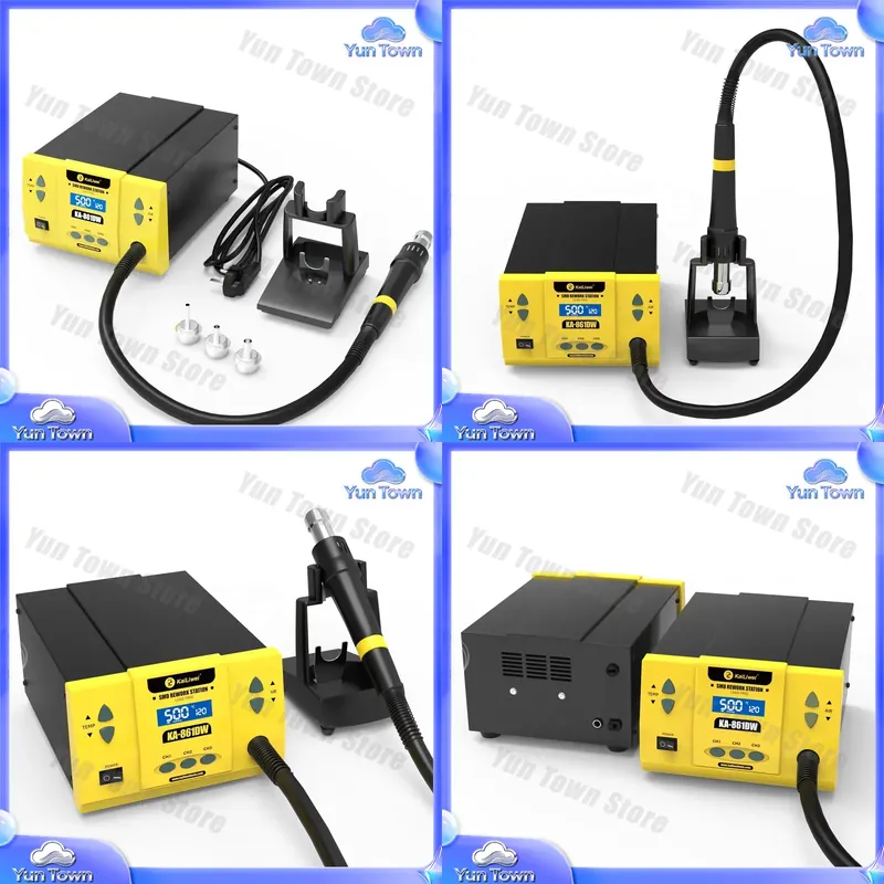 สถานีรีเวิร์คแบบลมร้อนดิจิตอลไ - Hot Air Rework Station 861Dw บทวิจารณ์และราคา