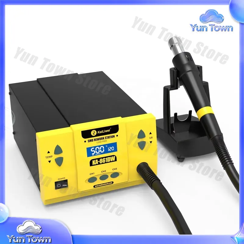 สถานีรีเวิร์คแบบลมร้อนดิจิตอลไ - Hot Air Rework Station 861Dw บทวิจารณ์และราคา