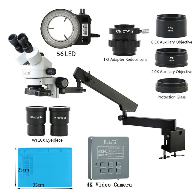 Simul Focal อุตสาหกรรมกล้องจุล - Simul-Focal Industrial Microscope 4K Hdmi บทวิจารณ์และราคา
