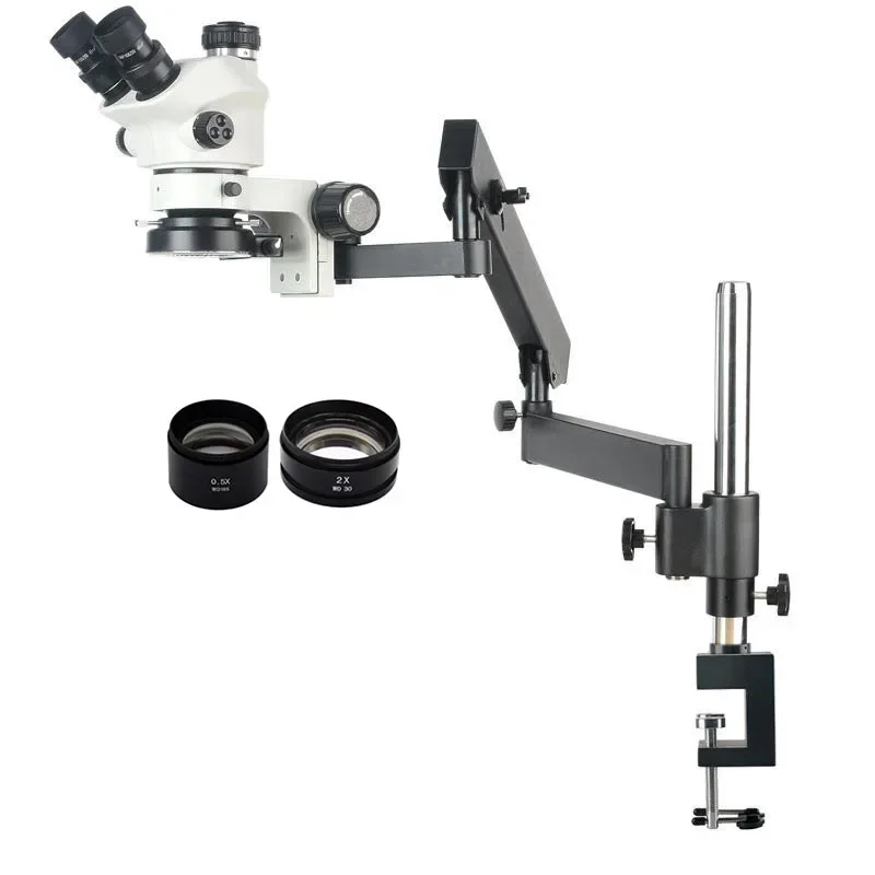 กล้องจุลทรรศน์สเตอริโอแบบสามตา - Articulating Arm Boom Stand Microscope บทวิจารณ์และราคา