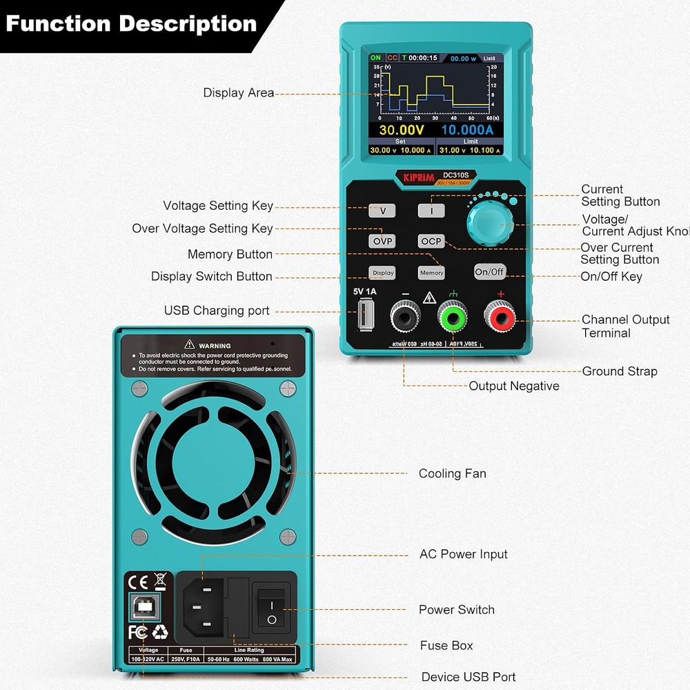 แหล่งจ่ายไฟ DC, ปรับแรงดันไฟฟ้ - High Precision Dc Power Supply 30V 10A บทวิจารณ์และราคา