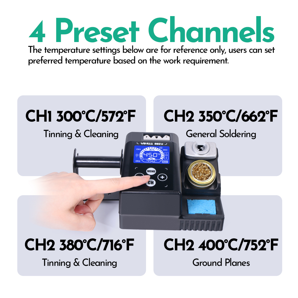 YIHUA 982-II หน้าจอสัมผัส C245 - C210 Precision Soldering Station บทวิจารณ์และราคา