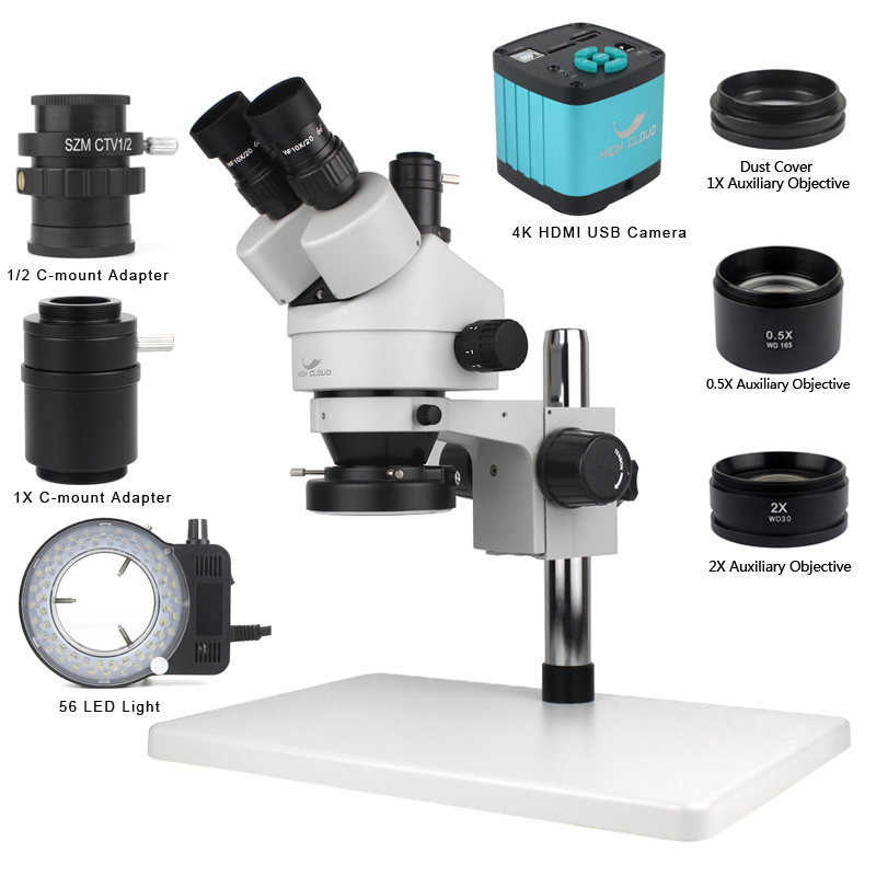 โทรศัพท์ PCB บัดกรีซ่อม Lab อุ - Simul-Focal Industrial Microscope 4K Hdmi บทวิจารณ์และราคา