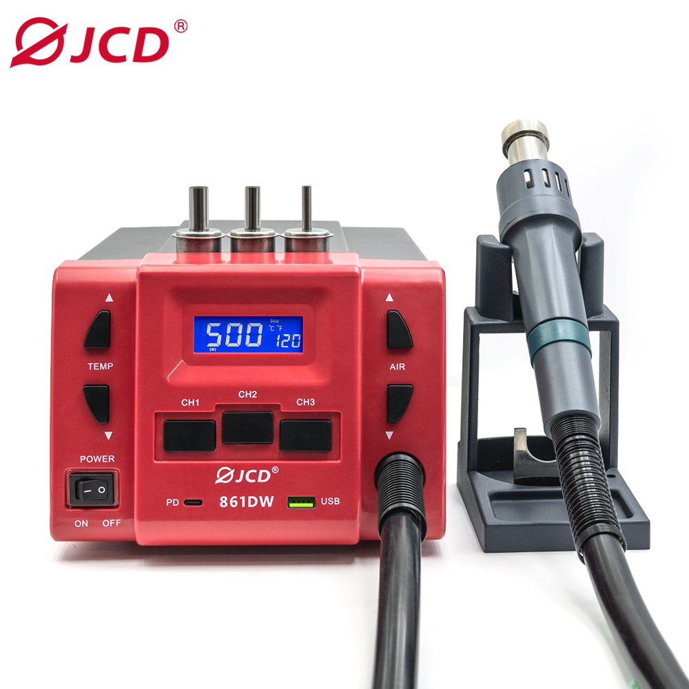 ปืนลมร้อน JCD 861DW 1000W กำลั - Hot Air Rework Station 861Dw บทวิจารณ์และราคา