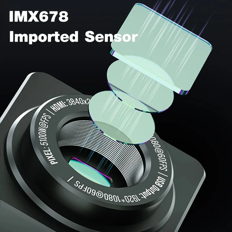 กล้องใหม่ IMX 307/415/678 SONY - 4K Microscope Camera Sony Sensor บทวิจารณ์และราคา