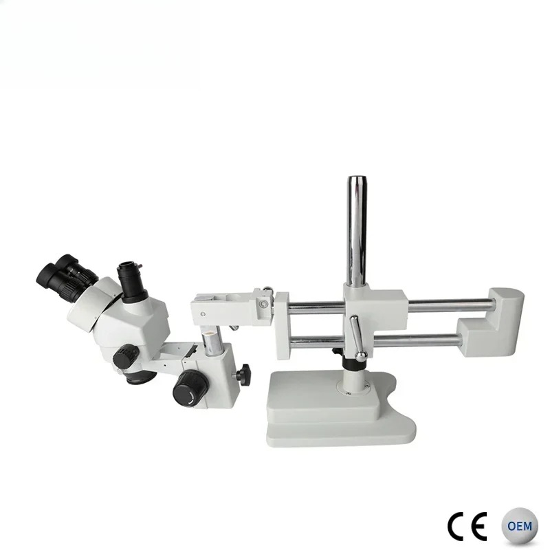 กล้องจุลทรรศน์สเตอริโอแบบสามตา - Trinocular Stereo Microscope 7X-45X บทวิจารณ์และราคา