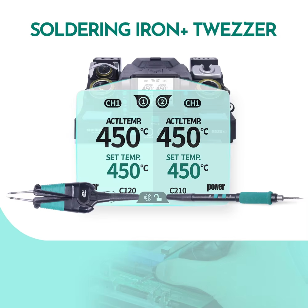 สถานีรีเวิร์คชิ้นส่วนขนาดเล็กแ - C210 Precision Soldering Station บทวิจารณ์และราคา